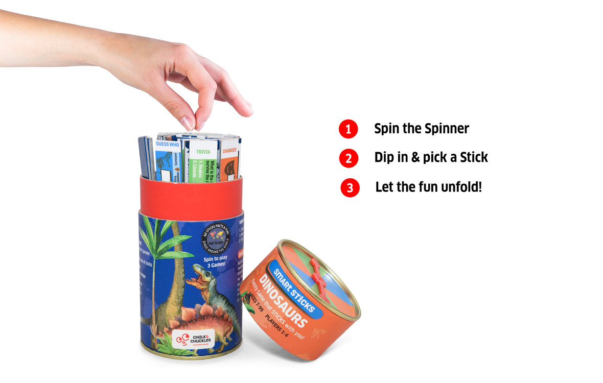 SMART STICKS DINOS