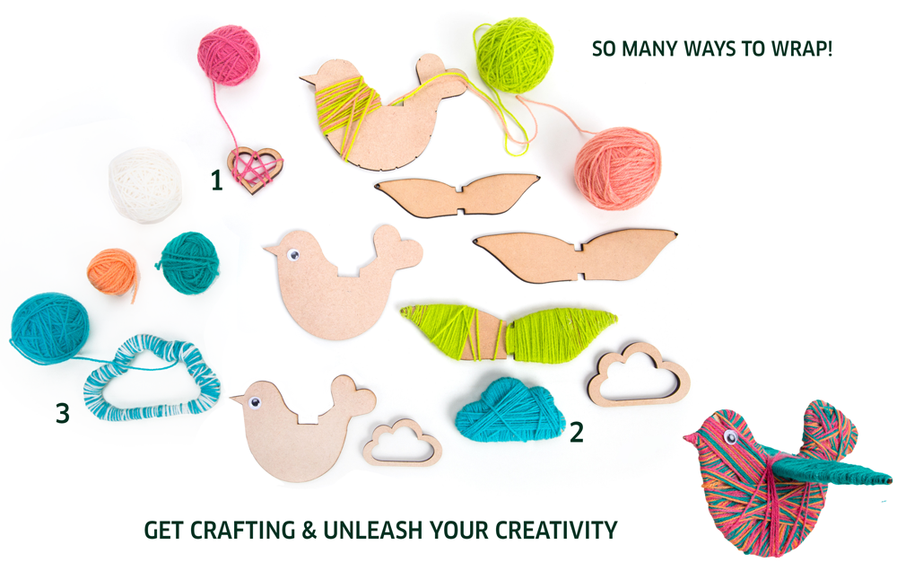 YARN BIRDS CRAFT KIT