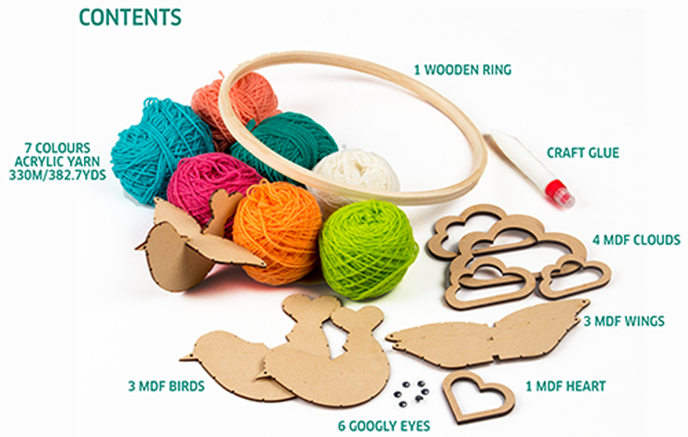 YARN BIRDS CRAFT KIT